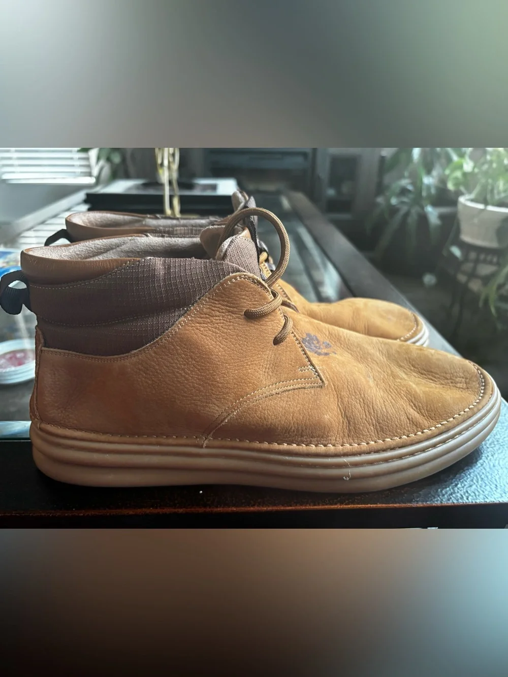 Stacy Adams Tan Brown Leather Chukka Boots